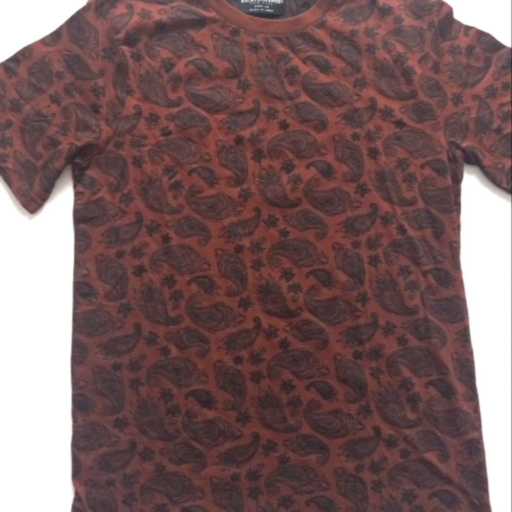 Eighth Avenue New York Men Tshirt , size M, brown/black